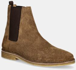BOSS botine din piele întoarsă BECKHAM X 9BYA-OBM06B_80X (50546928.268)