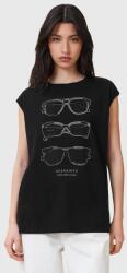 AllSaints bluză din bumbac SUNNIES 9BYA-BDD06A_99X (W163JC)