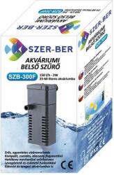 Szer-Ber SZB filtre interne pentru acvariu (SZB-300F | Capacitate max. 150l/h | Consum: 2 W | 91x34x30 mm) Filtru de apa acvariu
