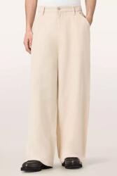 AllSaints pantaloni wide leg bărbați din bumbac JACKSON PPY2-SPM0CR_01X (M006TE)