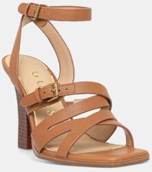Guess sandale de piele RADELA PPY2-OBD2H5_88X (FLJRAD.LEA03.BROWN)