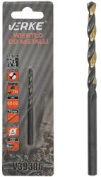 VERKE 4 mm TiN bevonatos HSS fémfúró, 135°-os csúcsszög - V39306 (V39306)