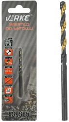 VERKE HSS TiN fémfúró 3, 5 mm - titán bevonat, 135° csúcsszög - V39305 (V39305)