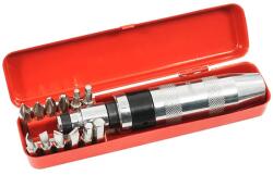  VERKE 1/2 ütvecsavarhúzó készlet - kétirányú, fém dobozban - V86449 (V86449)