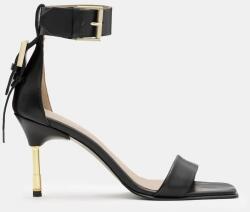 AllSaints sandale de piele Noir Mid Sandal PPY2-OBD2RT_99X (W151FB)