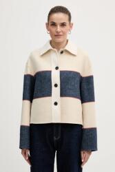 Tommy Hilfiger jachetă din amestec de lână PPY2-KUD03U_01X (WW0WW47743)