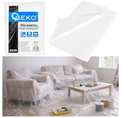 GEKO Festő takarófólia 4×5 m (20 m2) - 5 mikron, HDPE, átlátszó - G66385 (G66385)