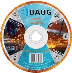 BAUG fémvágó korong 230×2, 0x22, 2 mm - gyors és tartós vágás - B2021 (B2021)