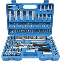  BAUG 108 részes dugókulcs készlet kofferben - 1/4 és 1/2 - B4801 (B4801)