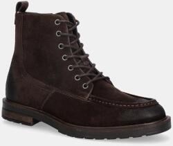 Tommy Hilfiger pantofi de piele întoarsă CLEATED HILFIGER W SDE MOC BOOT 9BYA-OBM058_88X (FM0FM05599)