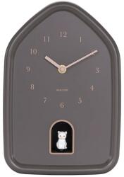 Karlsson ceas de perete cu sunet Modern Kitty 29 x 20 cm 99KK-ZEU09U_94X (KA6100BR)