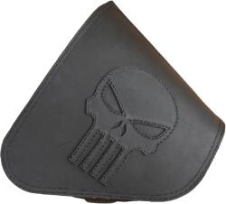 RSA Geantă de motocicletă din piele RSA S63 Punisher neagră (SKWS63)