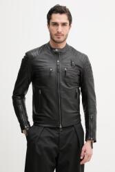 Blauer geacă de piele CROSSLAND PPY2-KUM0JA_99X (BLUL02440)