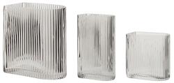 Hübsch set de vaze decorative Clear 13/18/20 cm 3-pack 99KK-DRU1AE_TSP (180905)