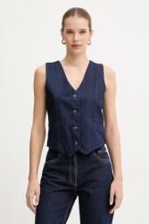 Silvian Heach vestă jeans KALANE MPY2-KZD007_59X (GPP26010GT)