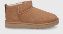 UGG cizme de zăpadă din piele întoarsă Classic Ultra Mini 9BY8-OBD40E_82X