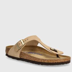 Birkenstock șlapi din nubuc Gizeh SFB 9BYH-KLD01K_08X