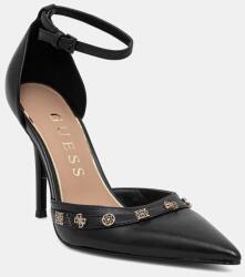 Guess pantofi cu toc NANAE PPY2-OBD0C9_99X (FLPNAA.LEA08.BLACK)