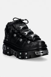 New Rock sneakers din piele CRUST NEGRO, REACTOR NEGRO E14 casco + PPY2-OBD27P_99X (M.WALL106.S35)