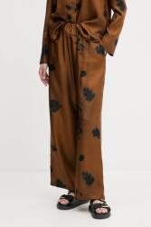 MM by Max Mara pantaloni de mătase HELGA 9BYA-SPD0CF_88A (2526136037600)