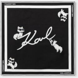 Karl Lagerfeld eșarfă de mătase IKON PPY2-SAD017_99X (B1W33083)