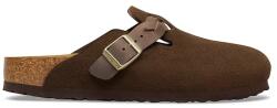 Birkenstock papuci mocasini pentru femei, din piele întoarsă Boston Braided PPY2-KLD04S_89X