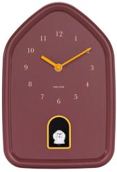 Karlsson ceas de perete cu sunet Modern Doggy 29 x 20 cm 99KK-ZEU09R_34X (KA6098RD)