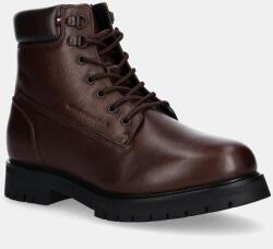 Tommy Hilfiger bocanci de piele FLEX TH OUTDOOR RS LTH BOOT 9BYA-OBM059_89X (FM0FM05600)
