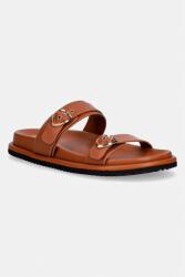 Blauer șlapi de piele BLOOM03 PPY2-KLD0IE_88X