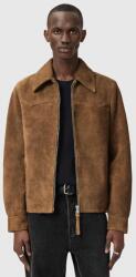 AllSaints geacă din piele întoarsă DELLCOT PPY2-KUM0CW_88X (M027LD)