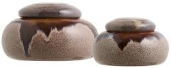 House Nordic set de recipiente decorative 11, 7 x 7 / 15, 3 x 8, 5 cm 2-pack 99KK-ORU06J_88X (4502033)