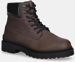 Tommy Jeans pantofi TJM LACE UP BOOT LEATHER 9BYA-OBM060_89X (EM0EM01629)