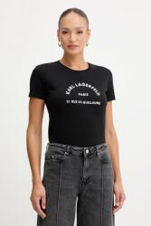 Karl Lagerfeld tricou din bumbac PPY2-TSD07H_99X (B1W17033)