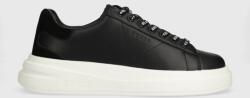 Guess sneakers din piele ELBA PPYH-OBM00U_99X (FMPVIB.SUE12.BLACK)