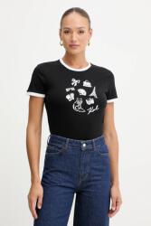 Karl Lagerfeld tricou din bumbac PPY2-TSD073_99X (B1W17027)