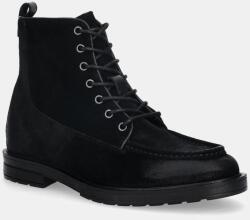 Tommy Hilfiger pantofi de piele întoarsă CLEATED HILFIGER W SDE MOC BOOT 9BYA-OBM058_99X (FM0FM05599)