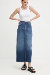 Weekend Max Mara fustă jeans ZARELIA 9BYA-SDD07F_59X (2525106061600)