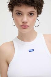 HUGO Blue top pentru femei din bumbac cu elastan Easy Tank_B PPYH-TSD0OL_00X (50508857)