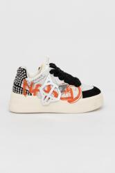 Naked Wolfe sneakers Kosa 9BYX-OBM15A_01X (Kosa.Graffiti.BlkWht)