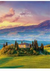 Shkolyaryk Publishing House Füzet, tűzött, A4, vonalas, 80 lap, SHKOLYARYK "Sunday Morning", vegyes (SB805237L) - webpapir