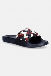 Tommy Hilfiger papuci TH CORNROW POOL SLIDE PPY2-KLD002_59X (FW0FW09039)