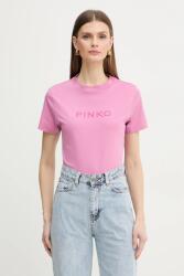 Pinko tricou din bumbac PPY2-TSD0BR_39X (101752.A339)