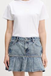 HUGO Blue fustă din denim Gaby_B 9BYA-SDD0HS_55J (50546318)
