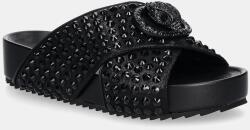 Kurt Geiger London papuci Chelsea Cross Strap Dr PPYA-KLD009_99X (3973109609.BLACK)