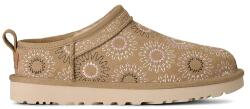 UGG papuci din piele întoarsă W Classic Micro Sun Stitch PPY2-KLD0C1_80X
