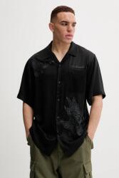 Maharishi cămașă Peace Dove Embroidered Shirt 9BYH-KDM0O2_99X (5326.BLACK)