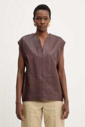 HUGO BOSS bluză din piele Suna PPY2-BDD0DZ_89X (50556245)