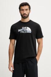 The North Face tricou din bumbac MOUNTAIN PPY2-TSM15C_99X (NF0A8GUXJK31)