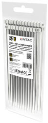 Entac kábelkötegelő 370x7, 6 mm fehér gyorskötöző 50db/csomag ECT-7.6-370-W (ECT-7.6-370-W)