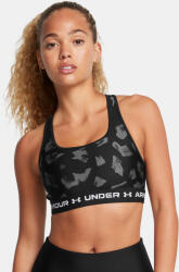 Under Armour Női melltartó Under Armour Crossback Mid Print-BLK (1361042-009)